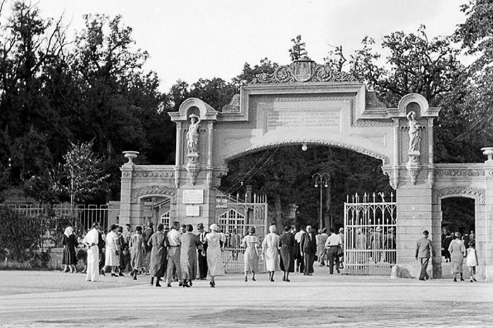 Park Maksimir, ulaz 1935. godine